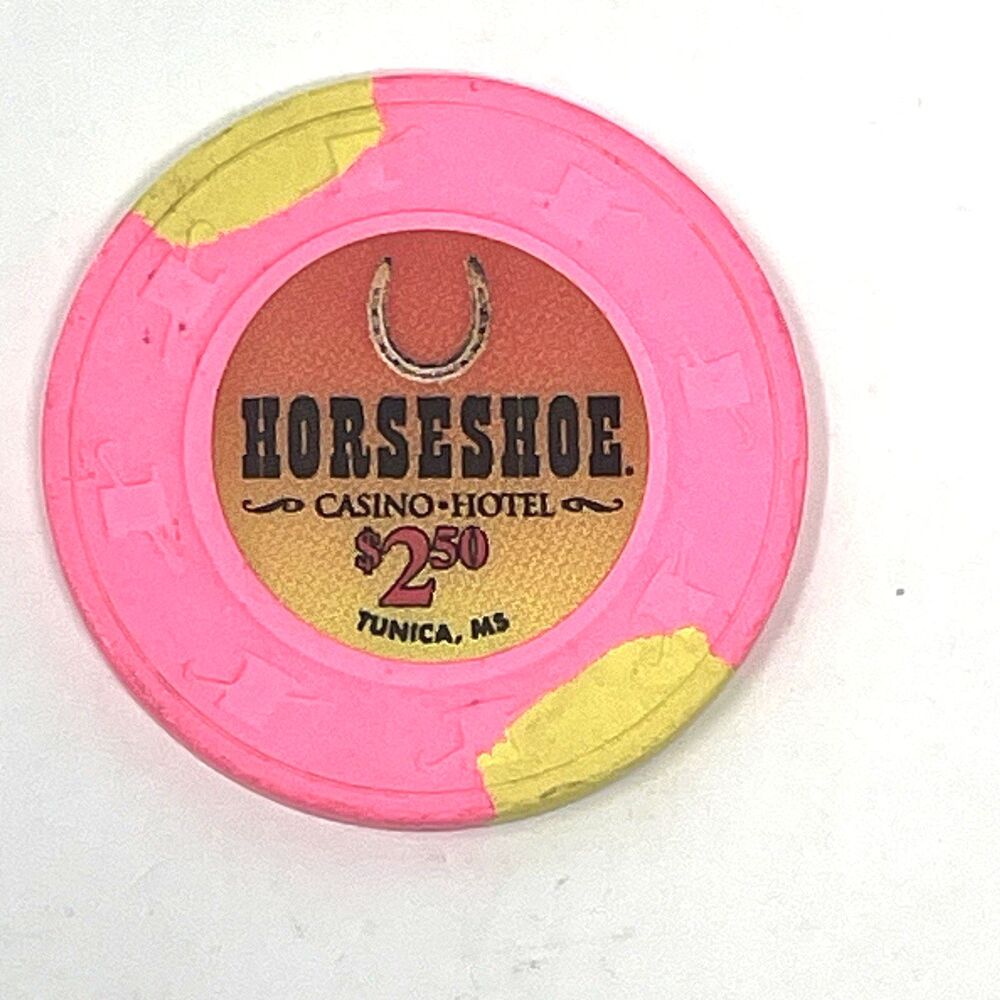 Horseshoe Casino And Hotel Tunica, MS $2.50 Casino Chip, Mississippi Souvenir
